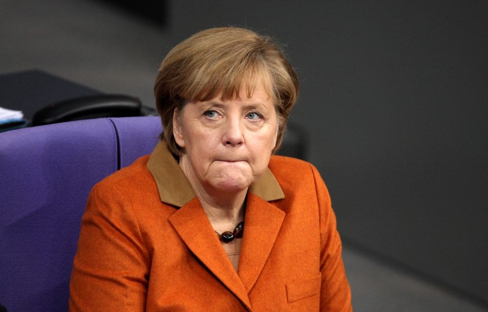 Bei der Regierungsklärung von Bundeskanzlerin Angela Merkel herrschen erhöhte Sicherheitsvorkehrungen