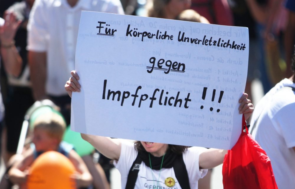Sächsischer Verfassungsschutz: Impfpflicht würde zu verstärkter Radikalisierung führen