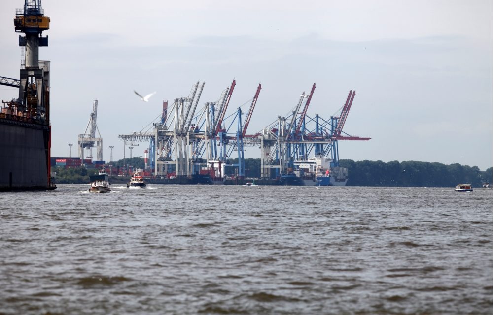 In deutschen Seehäfen ist der Güterumschlag gesunken