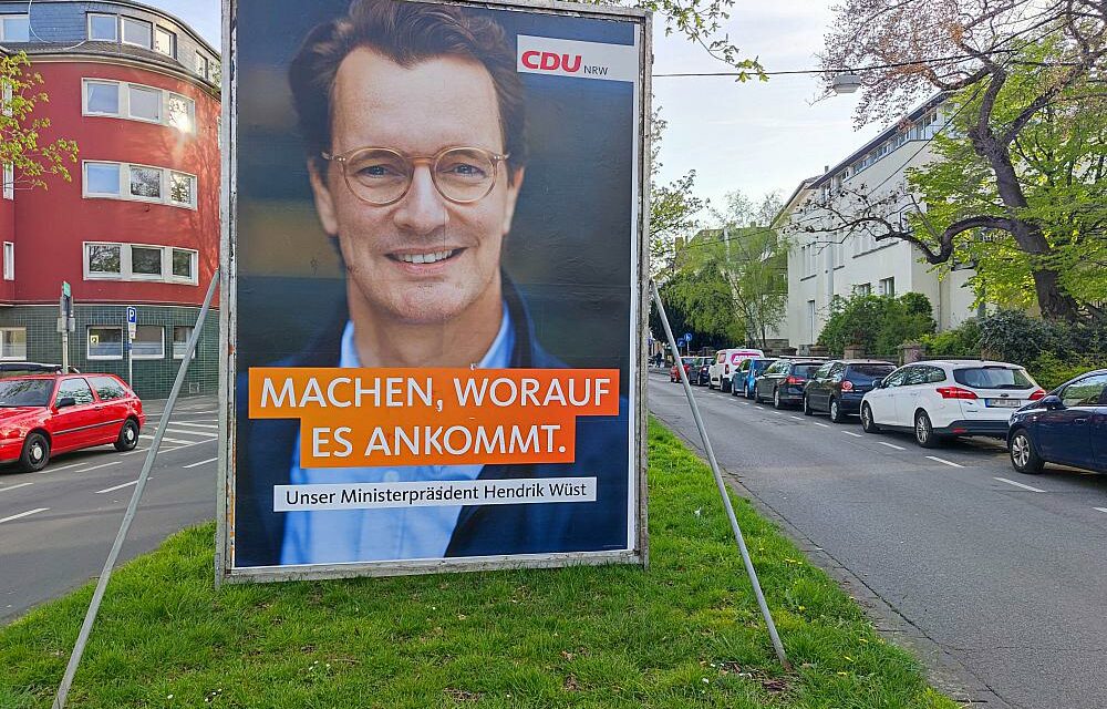 In NRW ist das Rennen beim Infratest zwischen CDU und SPD weiter offen