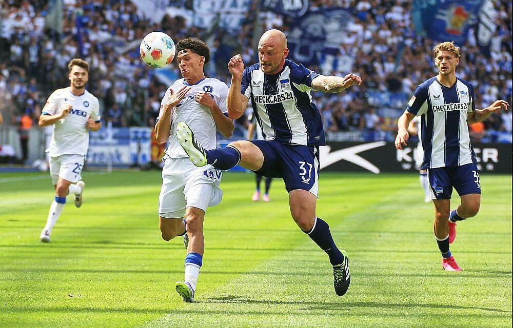 Hertha BSC und Karlsruher SC starten mit torlosem Remis in den zweiten Spieltag