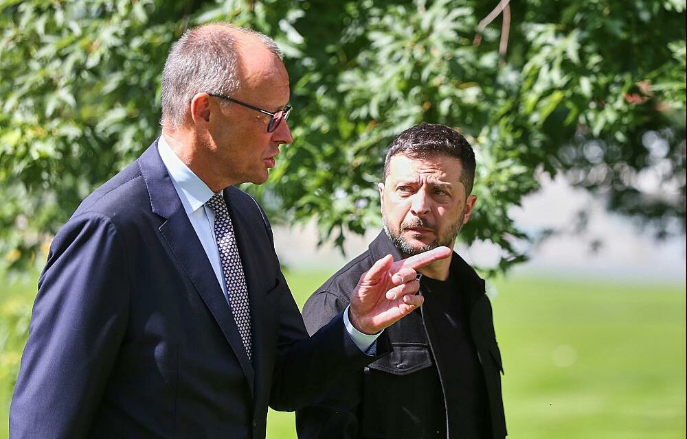 Merz reist gemeinsam mit Selenskyj zu Gesprächen nach Washington